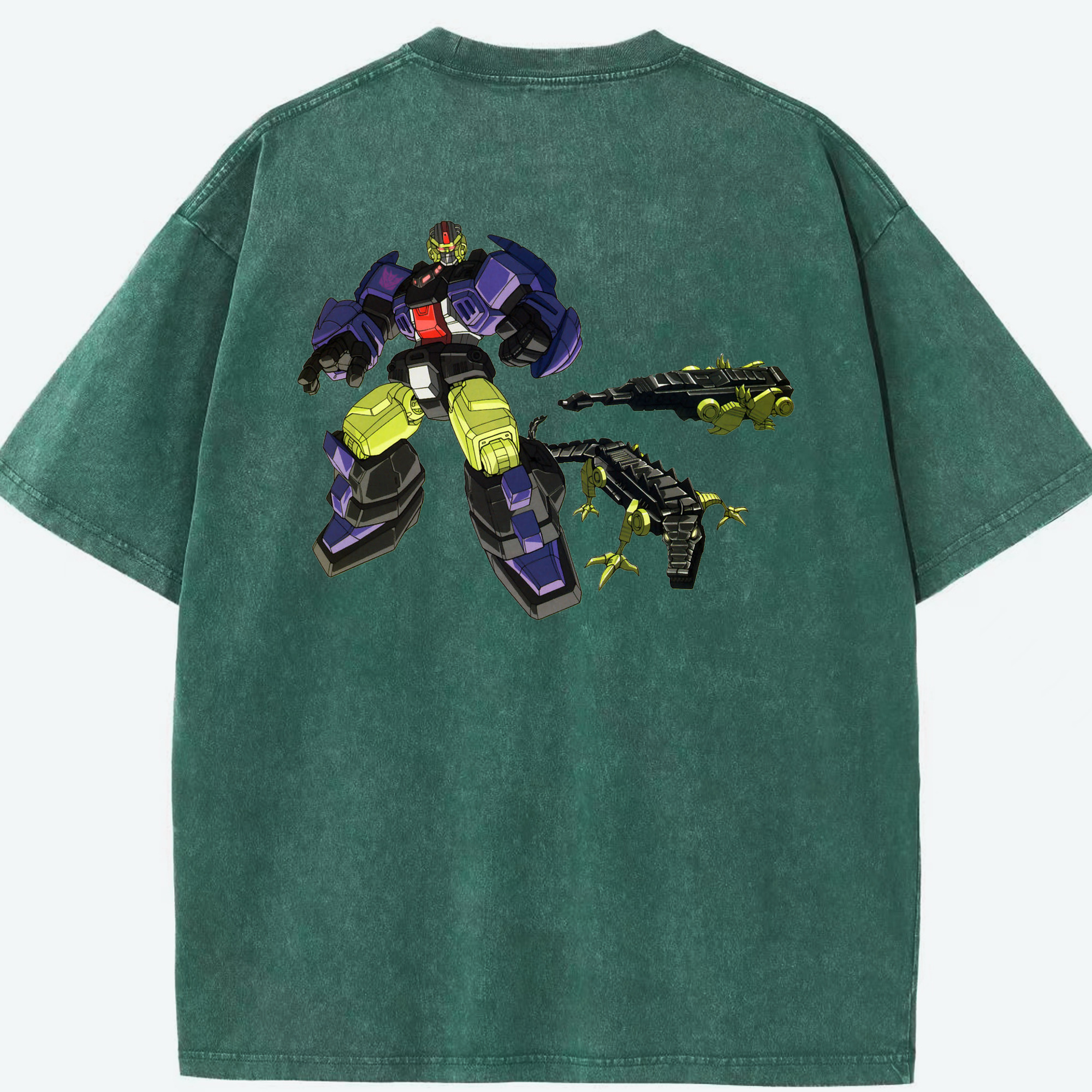 （画像用）  綿100% ヴィンテージ風 半袖Tシャツ（背面プリント）